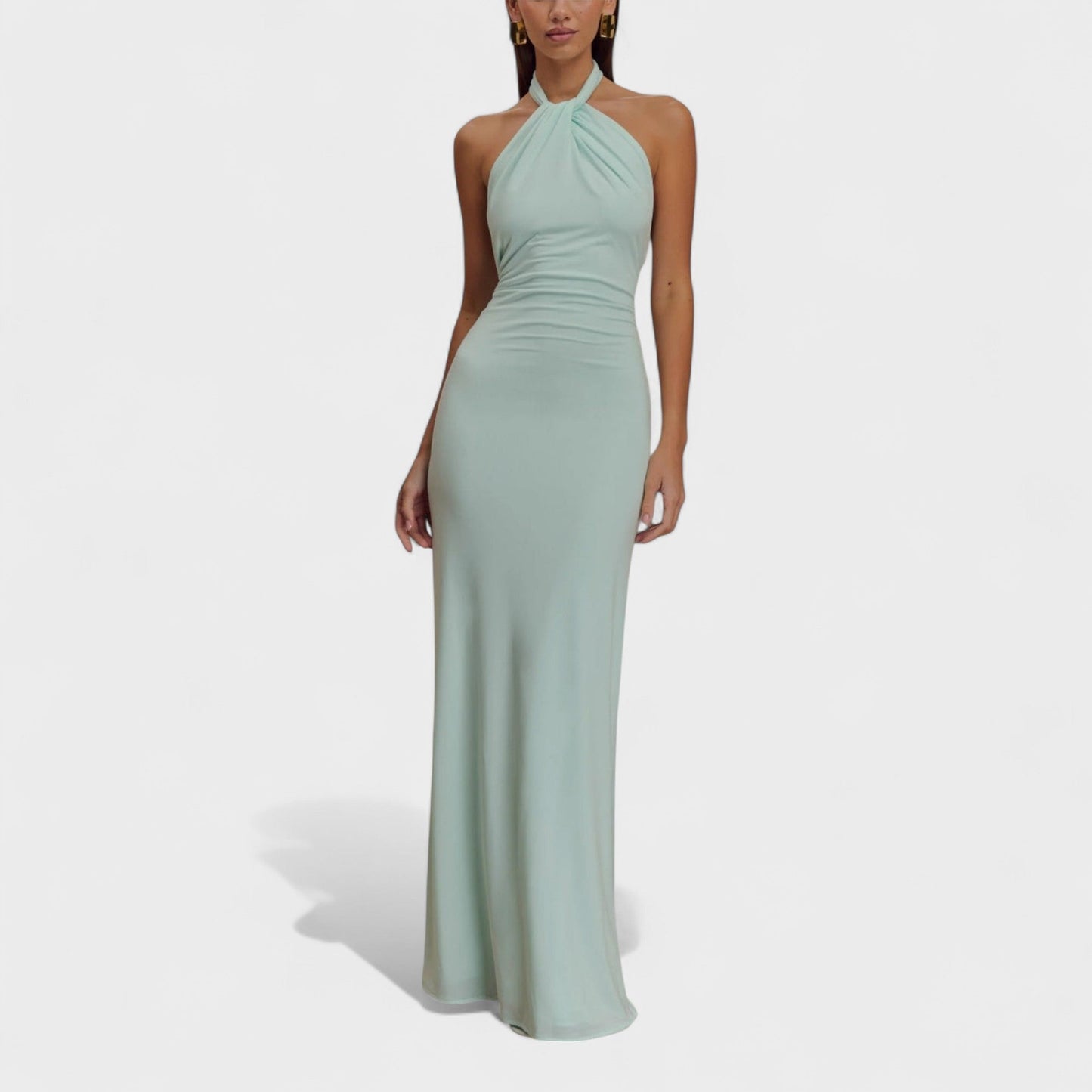 Berkley | Sleek Halter Maxi Dress