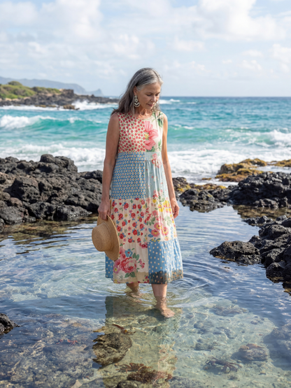 Tula | Coastal Floral Midi Dress