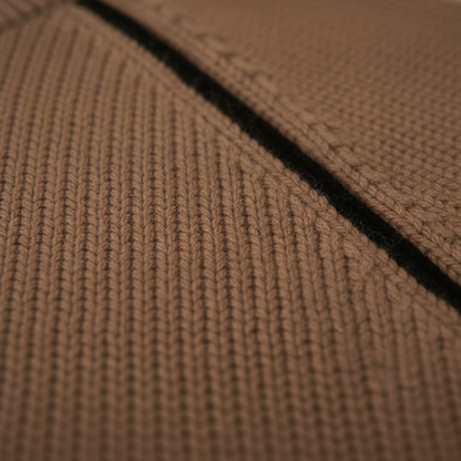 Corinne – Ribbed Turtleneck Jumper with Contrast Trim