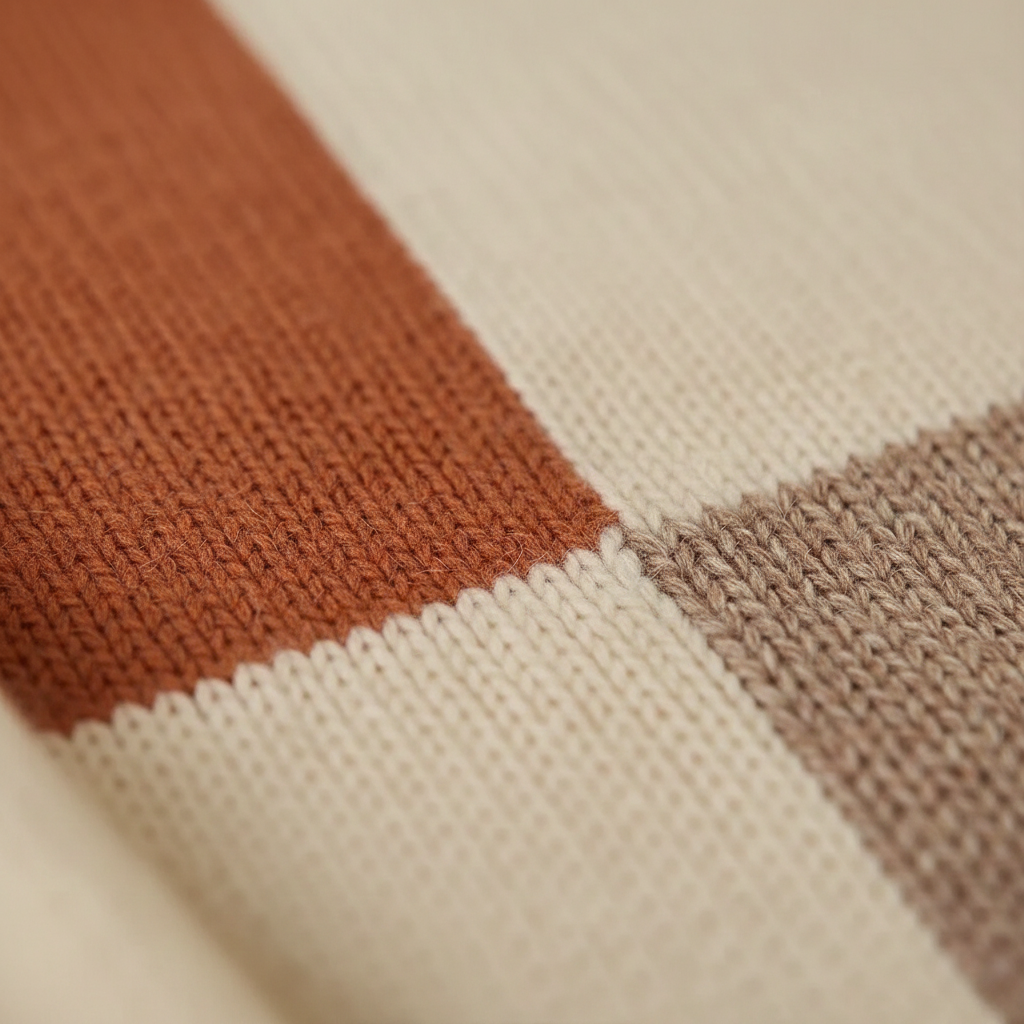 Renata – Colour Block Turtleneck Jumper