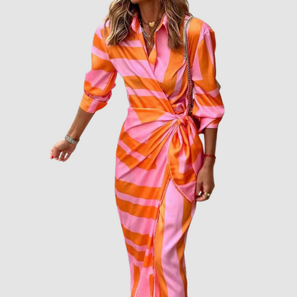 Kirra | Striped Midi Dress