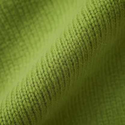 Faye – Knit Cardigan with Diagonal Button Closure