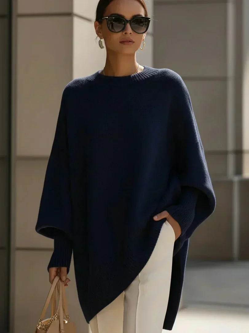 Paisley | Oversized Poncho Jumper