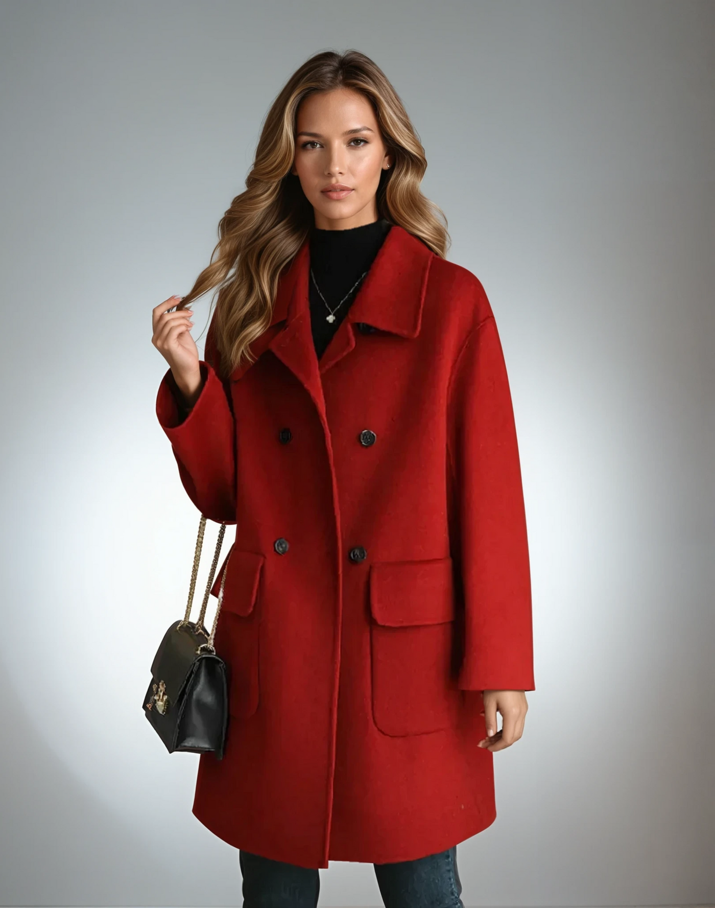 Gina – Double-Breasted Elegant Coat