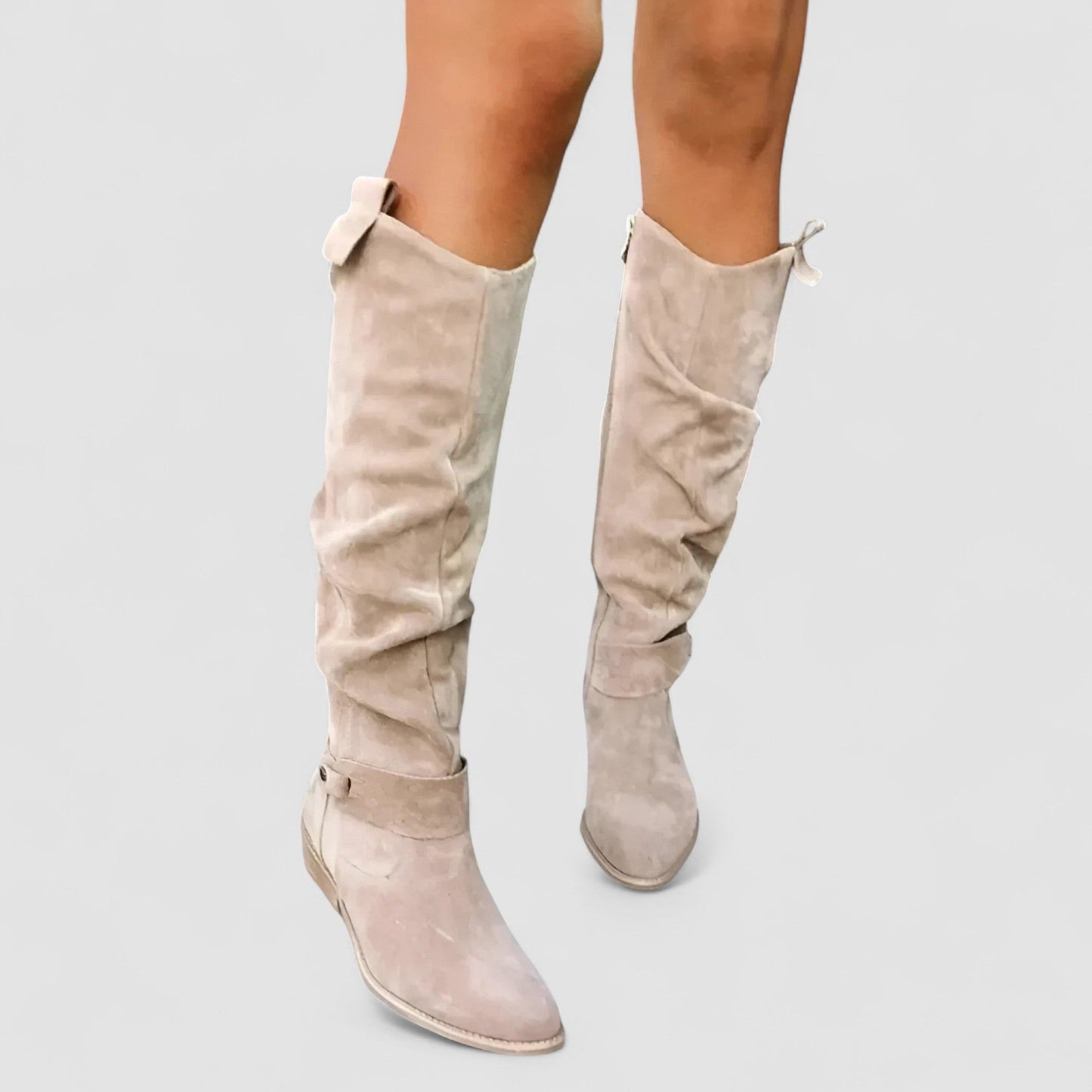 Juanita – Knee-High Western Slouch Boots