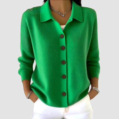 Jane | Button-Up Knit Cardigan