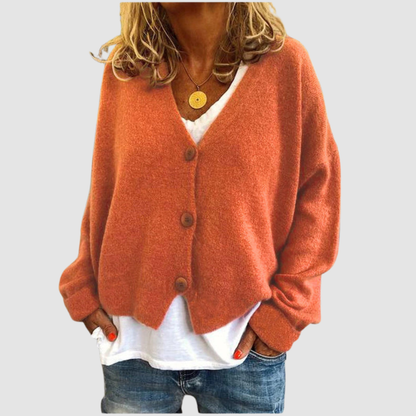 Patricia – Soft Knit Button-Up Cardigan