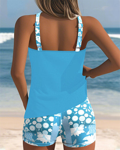 Della | Two-Piece Swimsuit with Comfortable Fit and Floral Beach Style