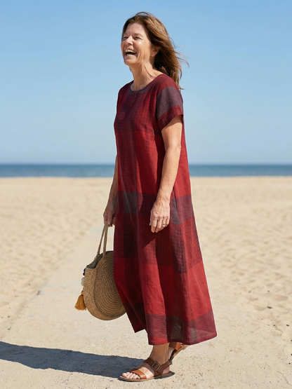 Hadley | Relaxed Line Midi Dress