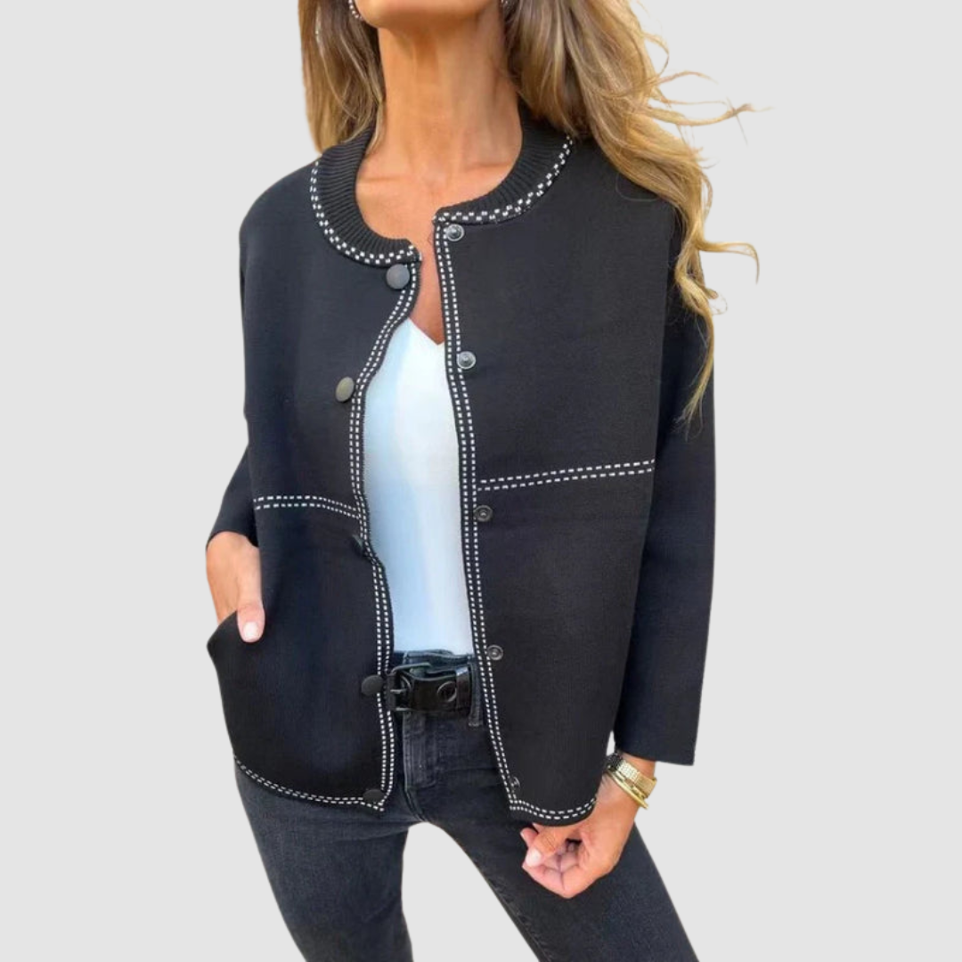 Rita – Button-Front Knit Cardigan