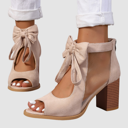 Nira | Bow Charm Orthopaedic Heels