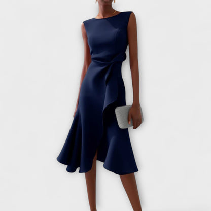 Romilly | Draped Asymmetric Midi
