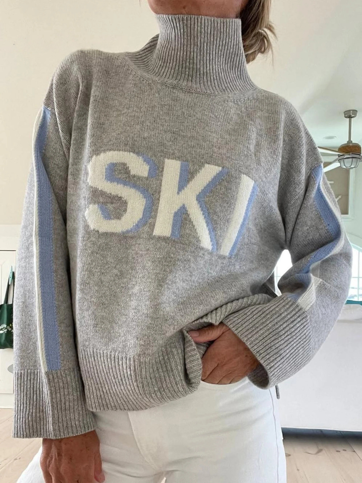 Vera – Retro Ski Turtleneck Jumper
