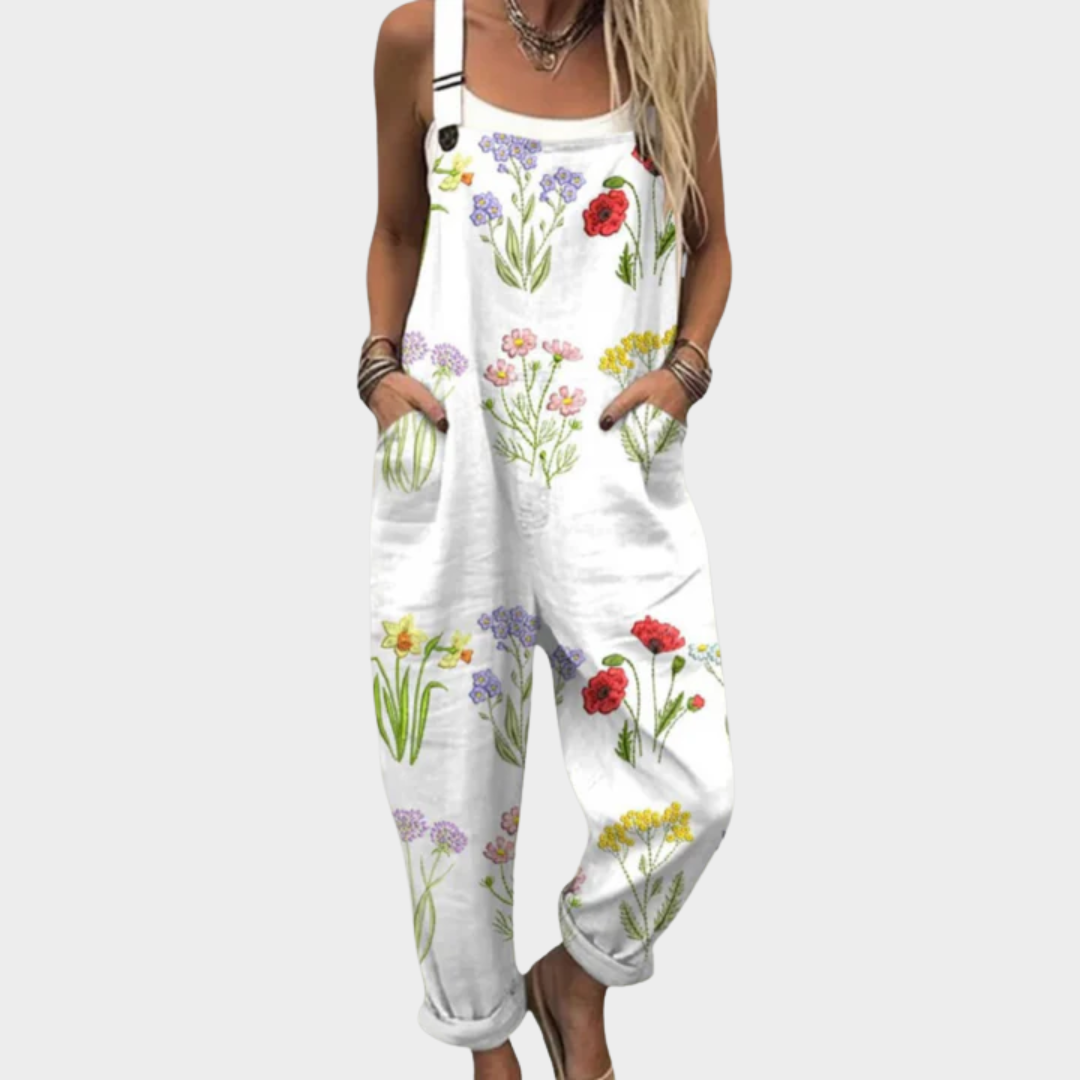 Aurora | Pure White Overalls