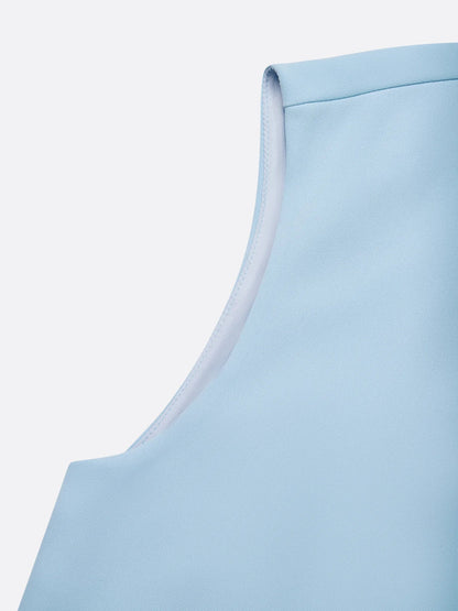 Jayda | Midi Dress with Side Draping and Sophisticated Charm