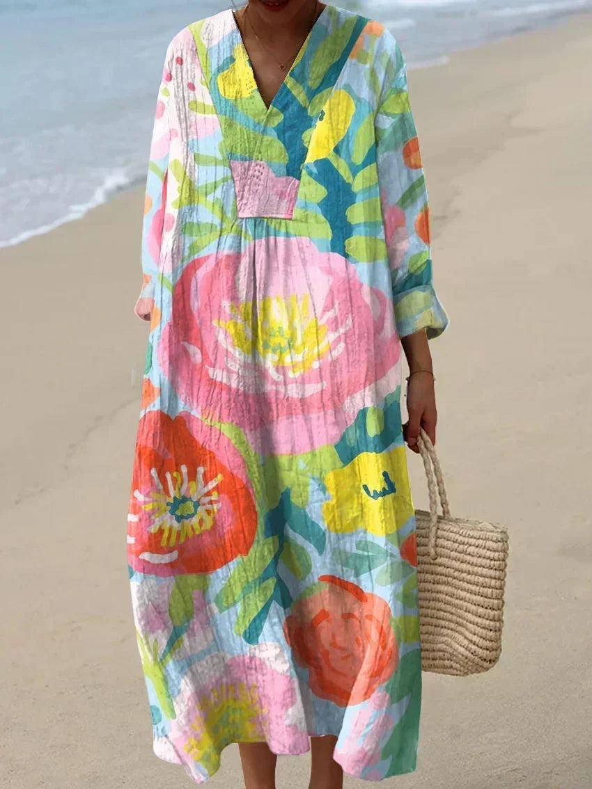 Anne | Artist-Print Dress