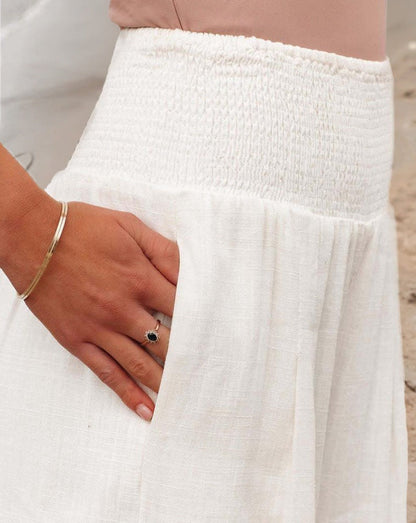 Krista | High Waist Soft-Weave Pants