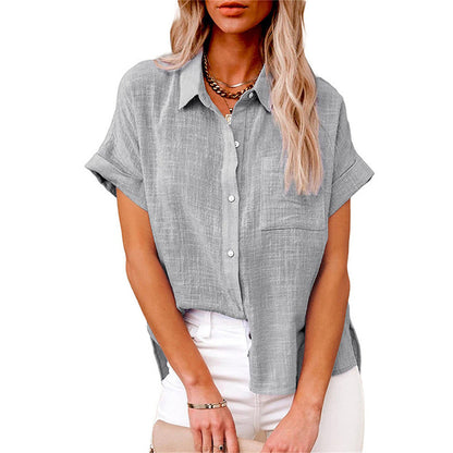 Kyleigh | Lightweight Shirt with Front Pocket