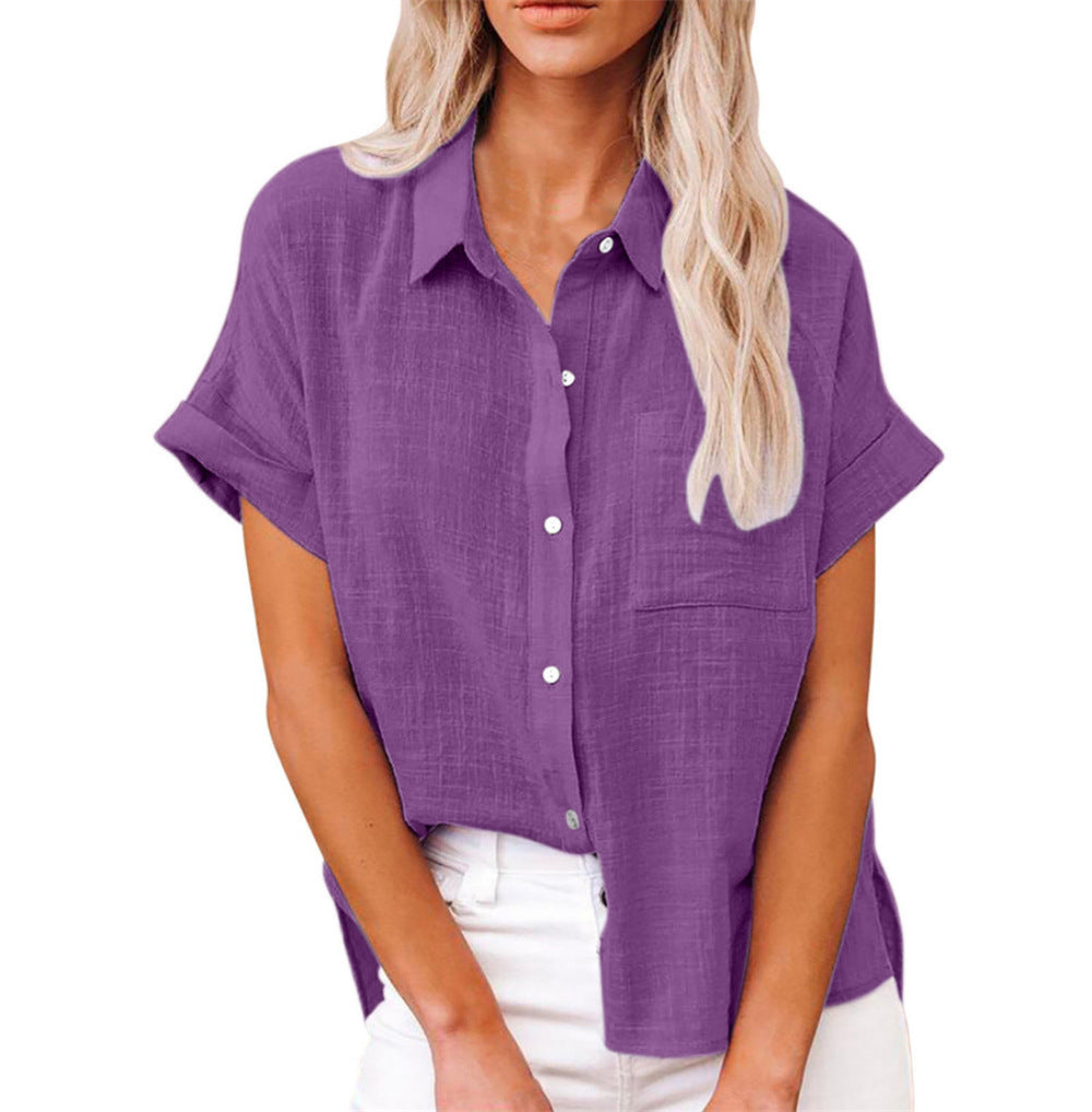Kyleigh | Lightweight Shirt with Front Pocket