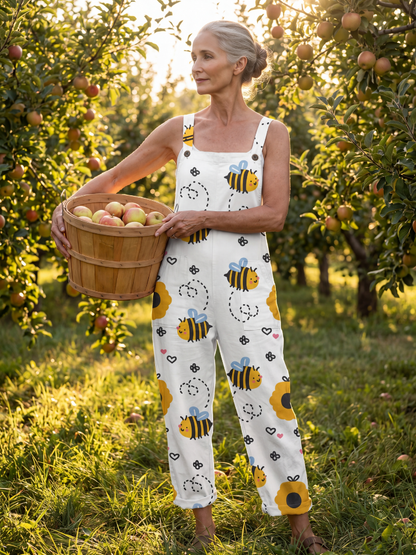 Xanthia | Bee Flower Jumpsuit