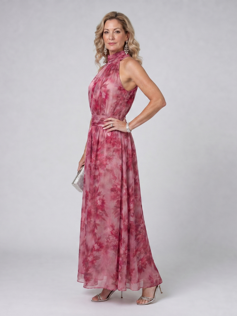 Prairie | Soft Halter Neck Midi Dress