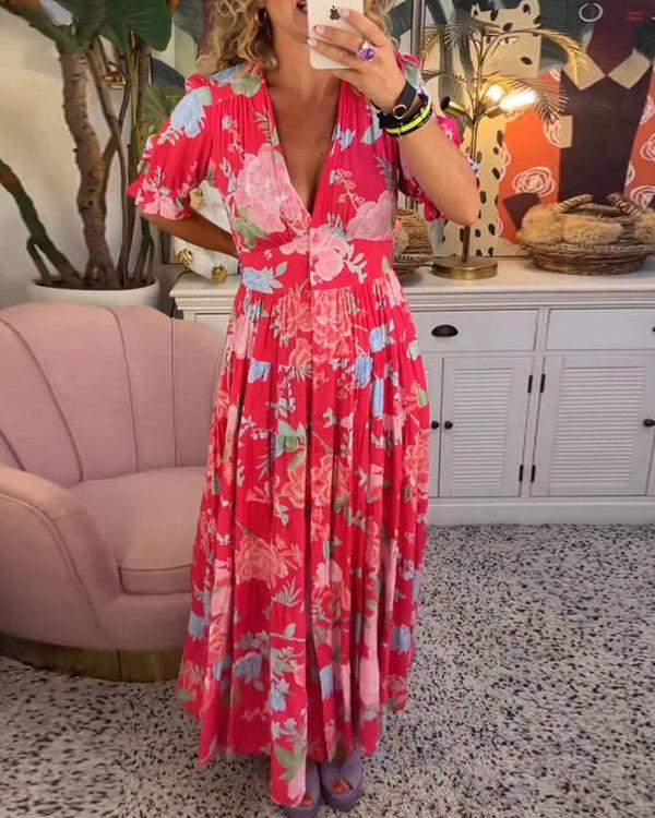 Eden | Vibrant Floral Dress