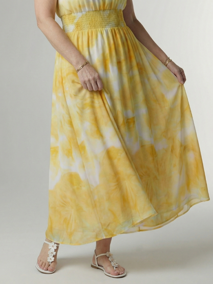 Jayla | Gathered Halter Midi Dress