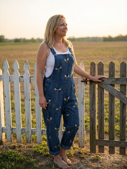 Lilian | Bee Strap Jumpsuit