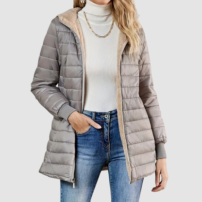Alvina – Fleece-Lined Quilted Puffer Coat