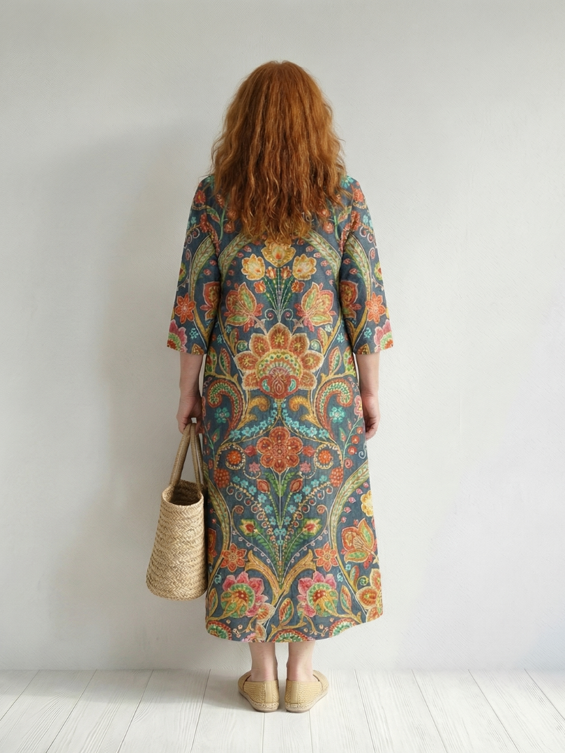 Jewell | Easy Shape Garden Midi Dress