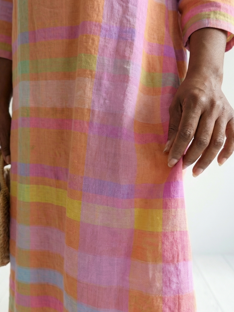 Sybella | Easy Drape Stripe Midi Dress