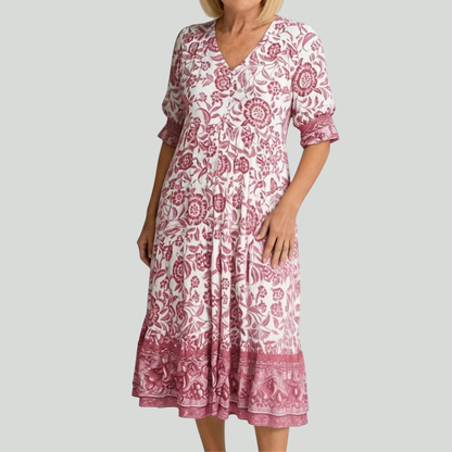Birch | Graceful V-Neck Floral