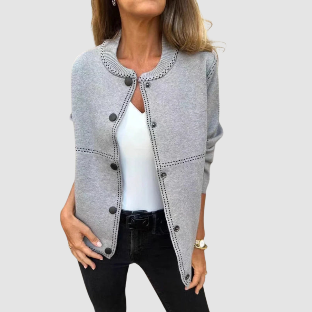 Rita – Button-Front Knit Cardigan