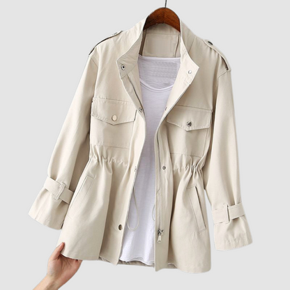 Mabel – Cinched Waist Utility Jacket