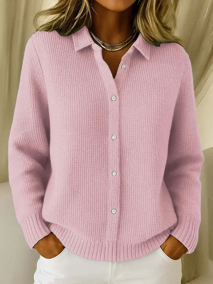Skylar | Textured Knit Button Cardigan