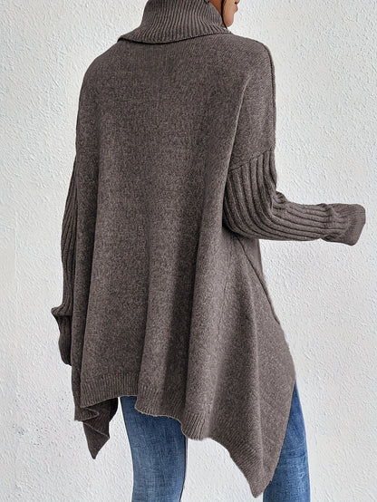 Karen – Oversized Turtleneck Knit Jumper