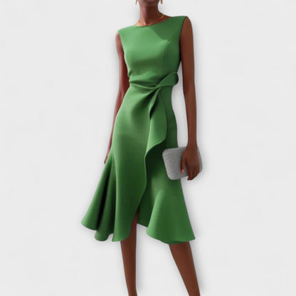 Romilly | Draped Asymmetric Midi