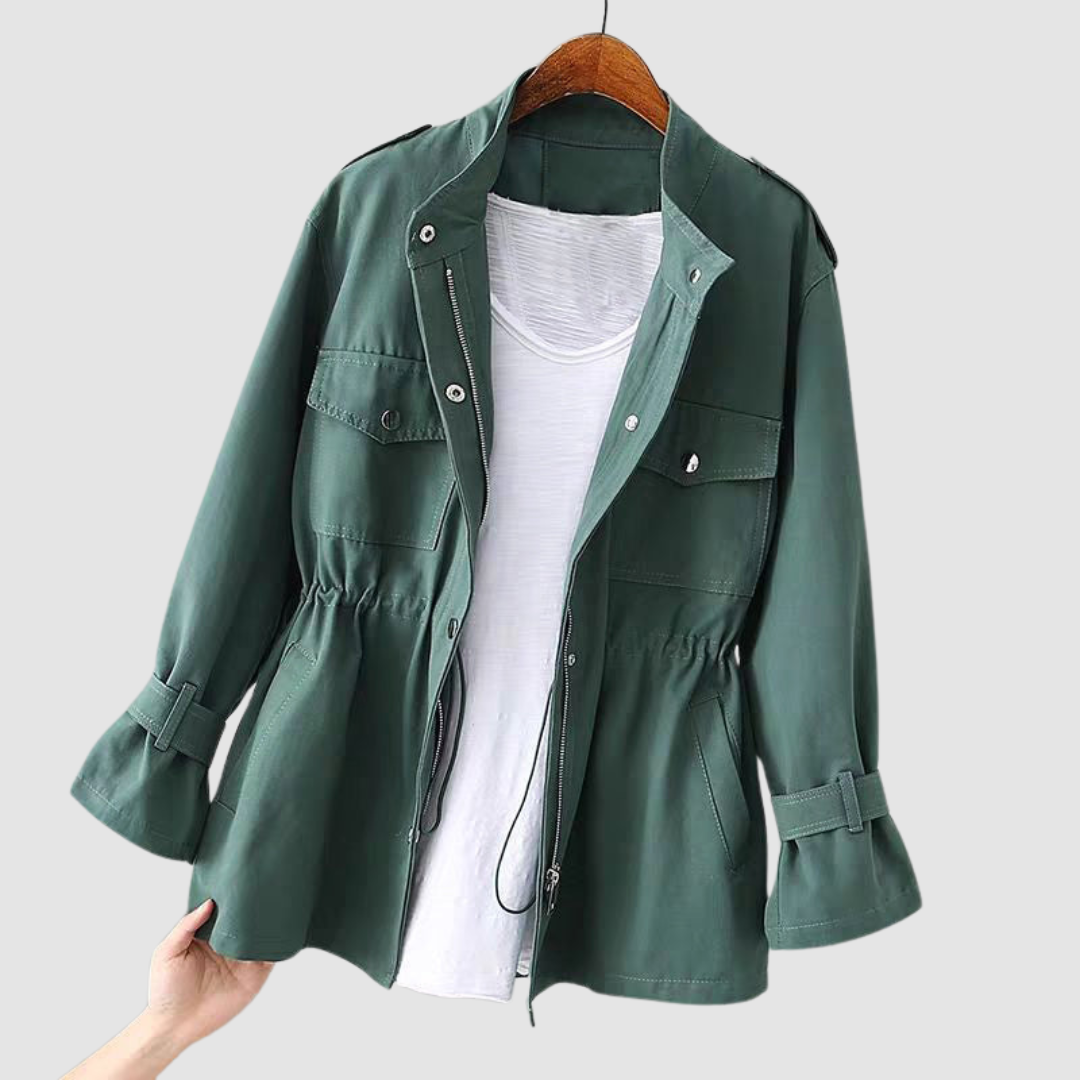 Mabel – Cinched Waist Utility Jacket