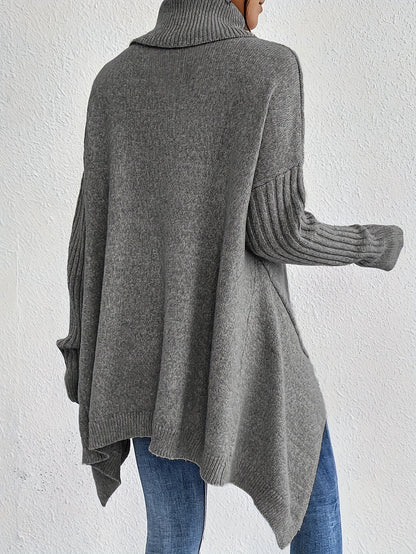 Karen – Oversized Turtleneck Knit Jumper