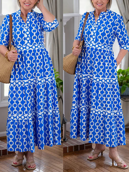 HAZEL | Chain Link Midi Dress
