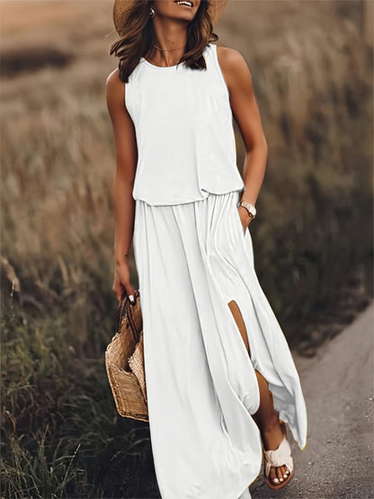Camille | Sleeveless Maxi Gown