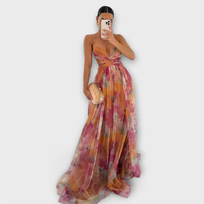 Antonella | Maxi Dress in Knit - Elegant and Shaping