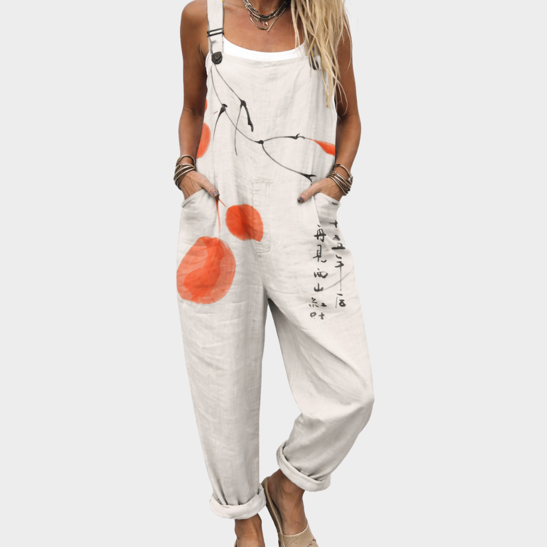 Zoe | Warm Grey Overalls
