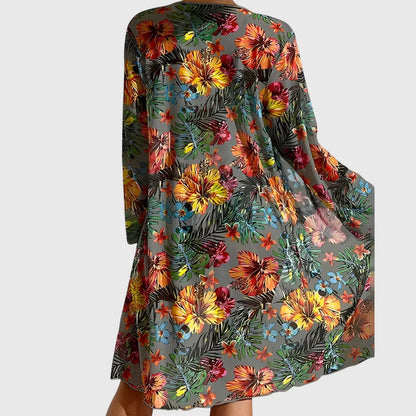 Catherine – Tropical Bikini Set with Cover-Up
