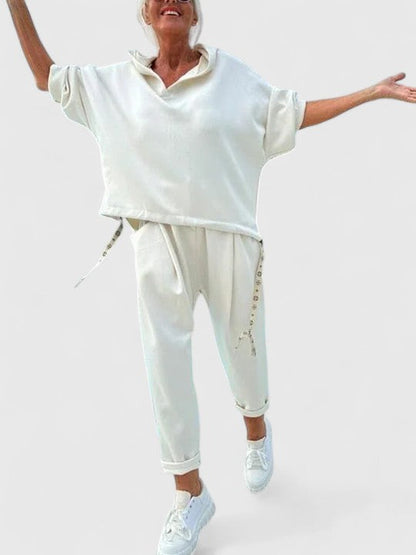 Whitley | Comfortable Hooded Sweatshirt Set
