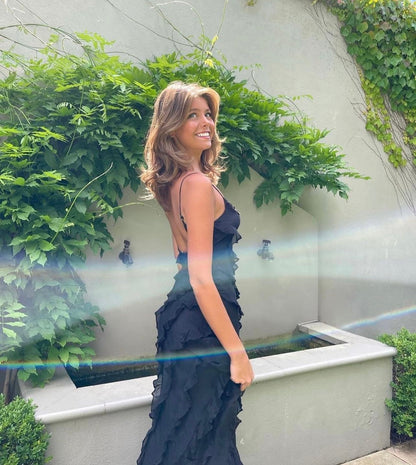 Emer | Ruffled Maxi Dress
