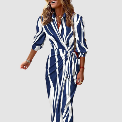 Kirra | Striped Midi Dress