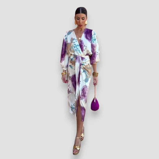 Mila | Elegant V-Neck Dress