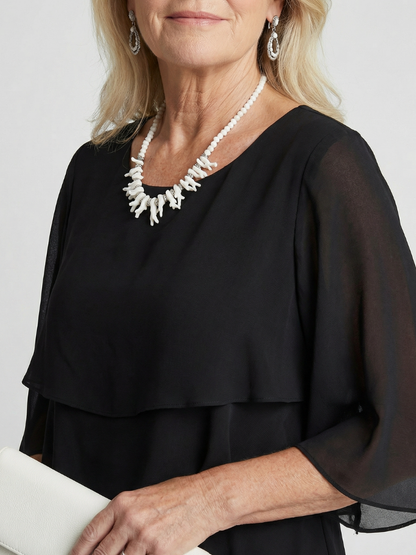 Emma | Layered Tier Midi Dress