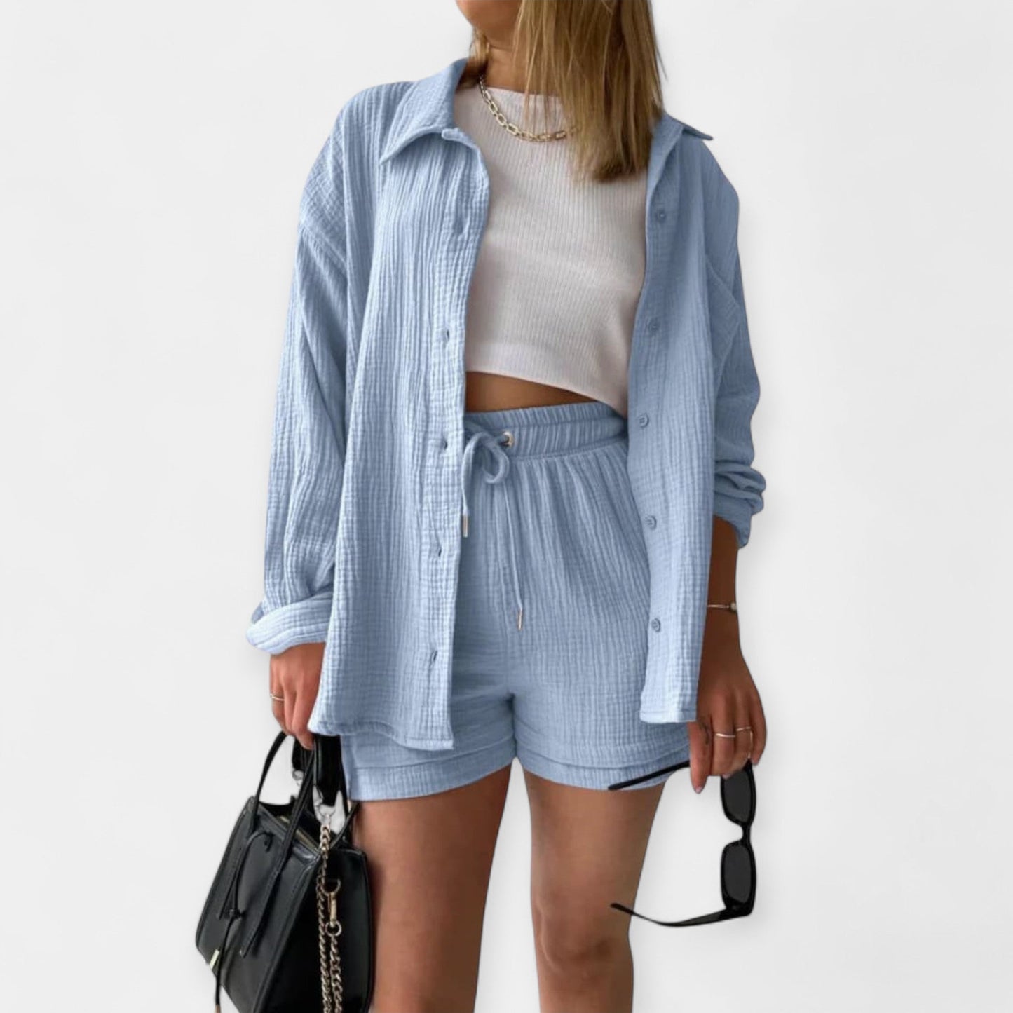 Promise | Colour Summer Outfit - Top and Shorts